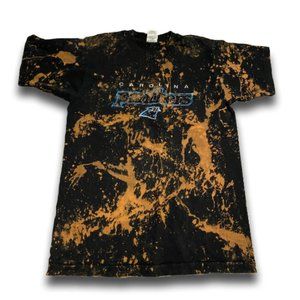 Acid Wash Carolina Panthers T-Shirt, Adult Mens Medium, NFL Football